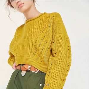 Urban Outfitters X BDG Mustard Sweater